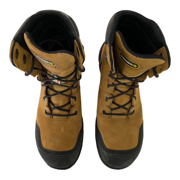 TERRA Mens Size 16 Work Boots 3M 200G Water Resistant Protective Footwear - Picture 5 of 7